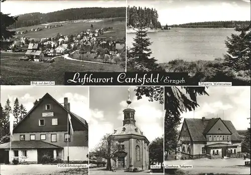 Carlsfeld Erzgebirge Talsperre Weiterswiese Gasthau Kat. Eibenstock