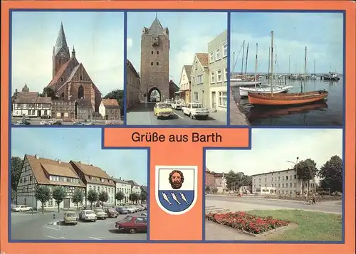 Barth Wappen Schiffe Boote Autos Dammtor Kat. Barth