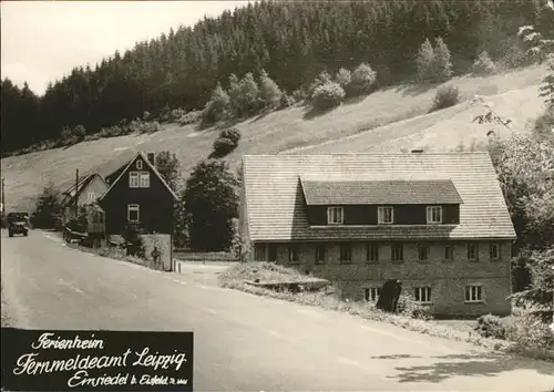 Eisfeld Einsiedel Ferienheim Fernmeldeamt Leipzig LKW Kat. Eisfeld