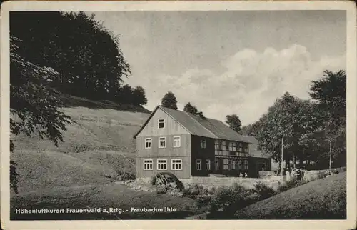 Frauenwald Thueringen Fraubachmuehle  Kat. Frauenwald