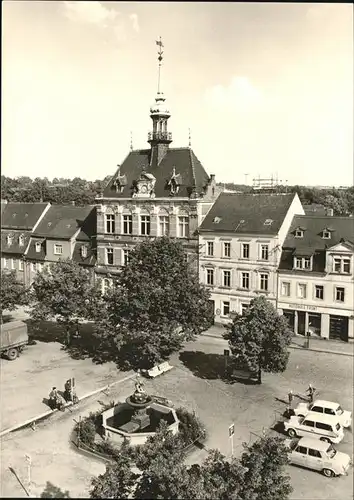 Frohburg Brunnen Autos Rathaus Kat. Frohburg