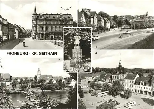 Frohburg Schlossteich Toepfermaedchen Busse Autos Kat. Frohburg