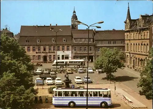 Frohburg Marktplatz Autos Busse Kat. Frohburg