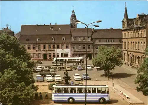 Frohburg Marktplatz Autos Busse Kat. Frohburg