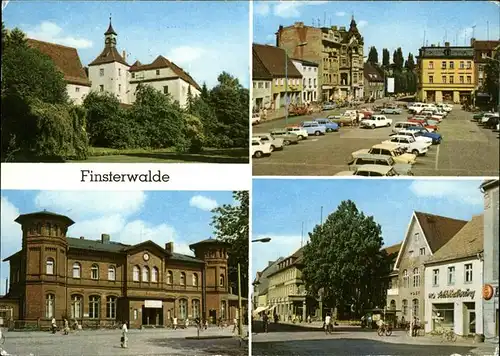 Finsterwalde Autos Parkplatz Schloss Kat. Finsterwalde
