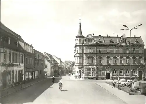 Frohburg Ernst Thaelmann Strasse Moped Autos Kat. Frohburg