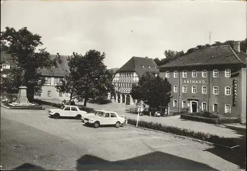 Hartenstein Wartburg Autos Denkmal Kat. Hartenstein Zwickau