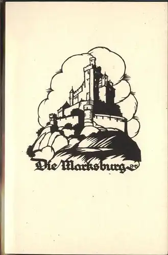 Braubach Rhein Marksburg Zeichnung Kuenstlerkarte / Braubach /Rhein-Lahn-Kreis LKR