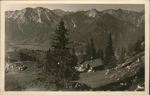 Breitenstein Niederoesterreich Hubertus Huette Rotwand Aiplspitze Kat. Breitenstein