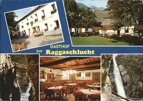 Flattach Gasthof Pension Raggaschlucht Kat. Flattach