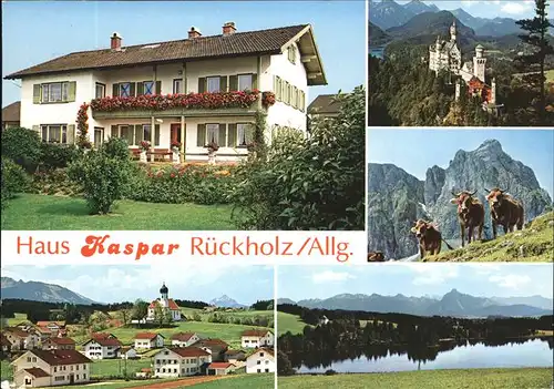 Rueckholz Kuehe Haus Kaspar Schloss Kat. Rueckholz