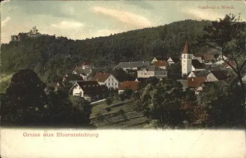 Ebersteinburg Gasthaus z. Hirsch Kat. Baden-Baden