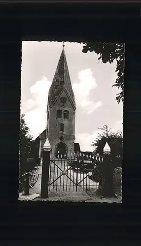 Nebel Amrum St. Clemens Kirche Kat. Nebel