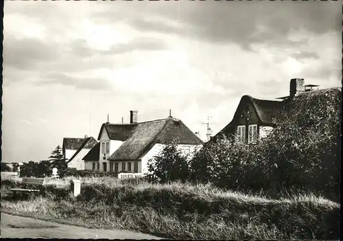 Sueddorf Amrum Nordseebad Alte Friesenhaeuser / Nebel /Nordfriesland LKR