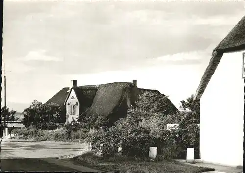 Sueddorf Amrum Nordseebad Friesenhaeuser / Nebel /Nordfriesland LKR