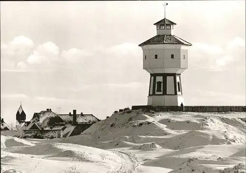 Langeoog Leuchtturm Winter Kat. Langeoog