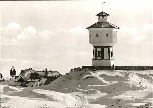 Langeoog Leuchtturm Winter Kat. Langeoog