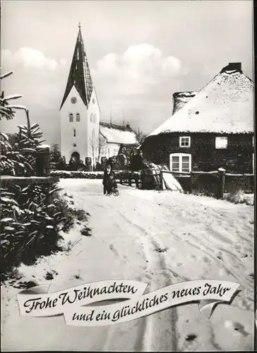 Nebel Amrum St. Clemenskirche Kat. Nebel