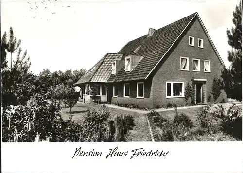 Nebel Amrum Pension Hans Friedrichs Kat. Nebel