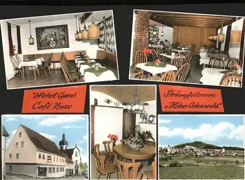 wz47007 Struempfelbrunn Hotel Cafe Nuss Kategorie. Waldbrunn Alte Ansichtskarten