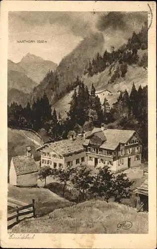 Einoedsbach Warthorn Gasthaus Pension Einoedsbach A. Tannheimer Kat. Oberstdorf