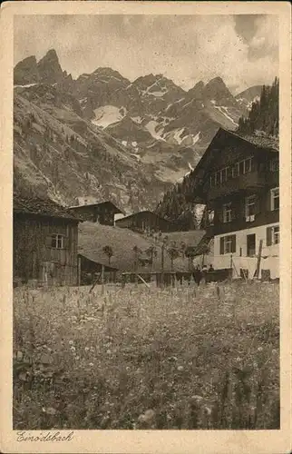 Einoedsbach Maedelgabelgruppe Kat. Oberstdorf