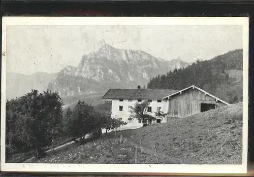 Rottau Chiemgau Berghof Adersberg Kat. Grassau