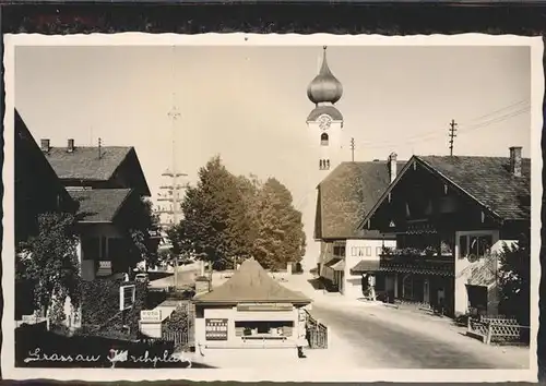 Grassau Chiemgau Kirchplatz Kat. Grassau