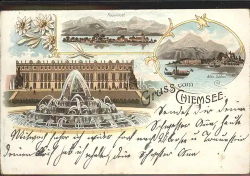 Fraueninsel Chiemsee Altes Schloss Fraueninsel / Chiemsee /Rosenheim LKR