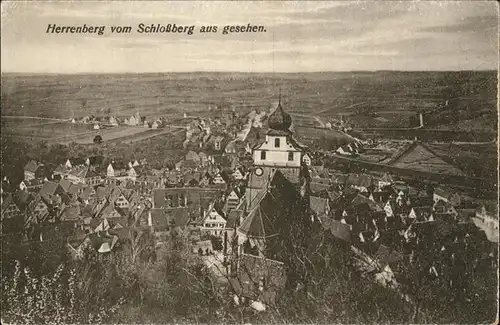 Herrenberg Gaeu Schlossberg / Herrenberg /Boeblingen LKR