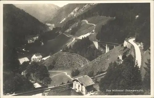 Hoellental Schwarzwald Eisenbahn Kat. Buchenbach