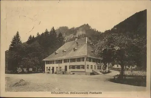 Hoellental Schwarzwald Posthalde Kat. Buchenbach