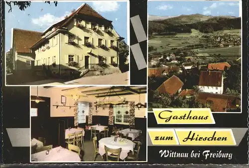 Wittnau Breisgau Gasthaus zum Hirschen Kat. Wittnau