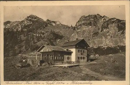 Bodenschneid Haus Gipfel Hohenpeissenberg Kat. Schliersee