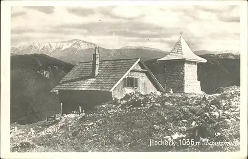 Hocheck Oberaudorf Schutzhaus / Oberaudorf /Rosenheim LKR