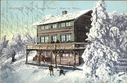 Hocheck Oberaudorf Caspar Haus Winter / Oberaudorf /Rosenheim LKR