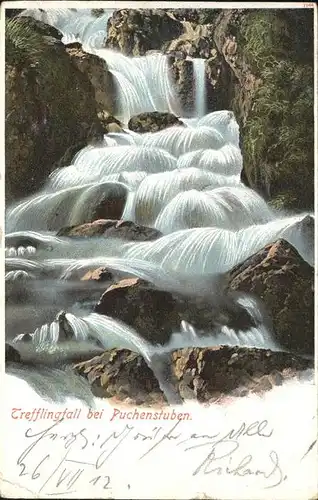 Puchenstuben Trefflingfall Wasserfall Kat. Puchenstuben
