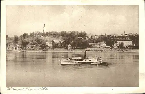 Wallsee Sindelburg Donau Dampfschiff Kat. Wallsee Sindelburg