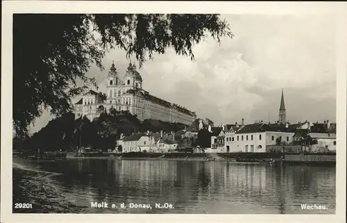 wz51667 Melk Donau Donau Wachau Kategorie. Melk Alte Ansichtskarten