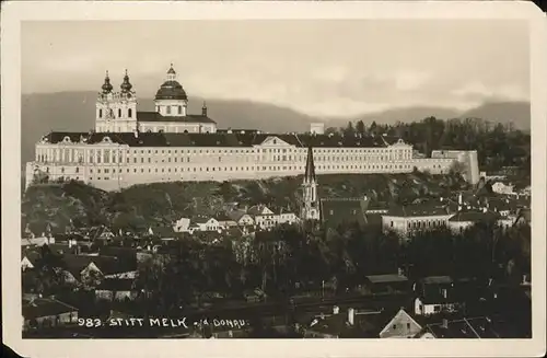 wz51715 Melk Donau Stift  Kategorie. Melk Alte Ansichtskarten