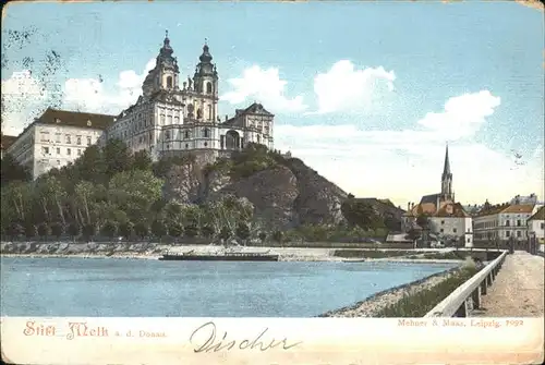 wz51731 Melk Donau Stift  Kategorie. Melk Alte Ansichtskarten