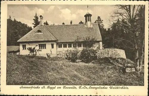 St Aegyd Neuwalde Ev. Waldkirchlein Kat. St. Aegyd am Neuwalde