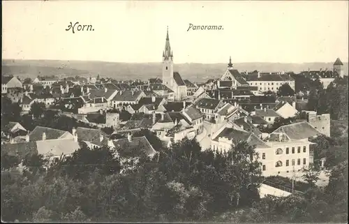 Horn Niederoesterreich Panorama Kat. Horn