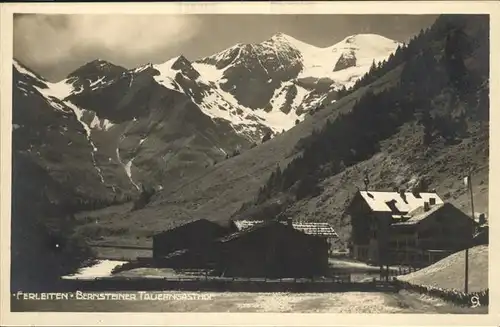 Ferleiten Bernsteiner Tauerngasthof Kat. Salzburg