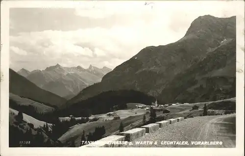 wz55196 Warth Vorarlberg Vorarlberg Lechtaler  Kategorie. Warth Alte Ansichtskarten