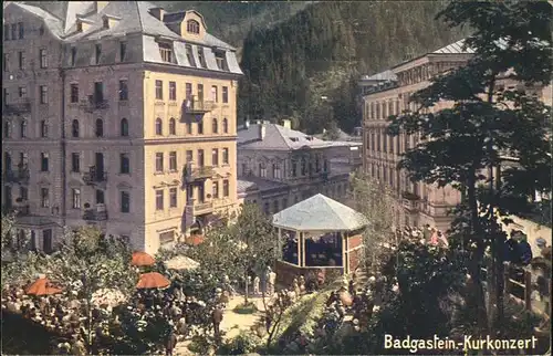 Bad Gastein Kurkonzert Kat. Bad Gastein