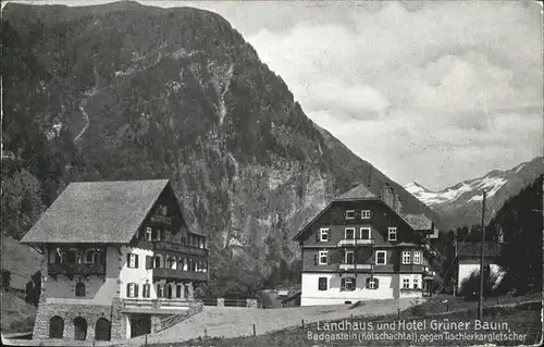 Bad Gastein Landhaus Hotel Gruener Baum Gletscher Kat. Bad Gastein