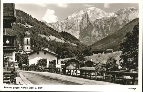 Ramsau Berchtesgaden Hohen Goell Brett Kat. Ramsau b.Berchtesgaden
