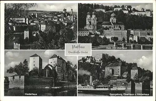 Passau Dom Oberhaus Niederhaus Georgsburg  Kat. Passau