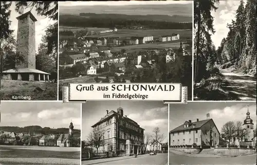 Schoenwald Hof Kornberg Waldweg Kirche Kat. Schwarzenbach a.Wald